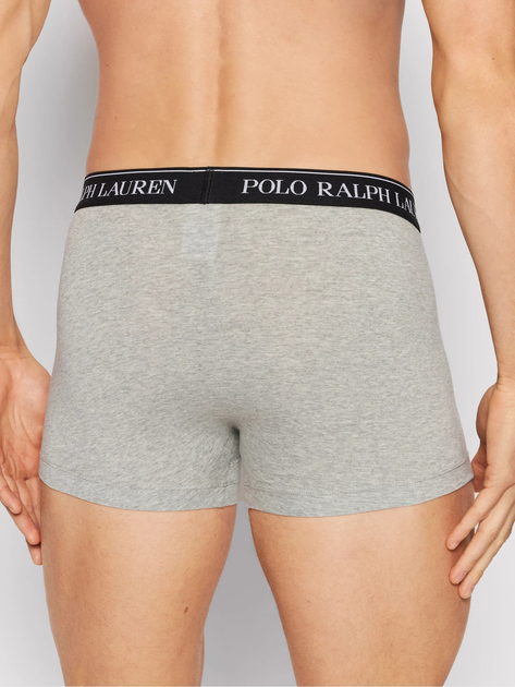 Zestaw majtek męskich typu bokserki Polo Ralph Lauren 714835885003 2XL 3 szt Czarny/Biały/Szary (3616531384600) - obraz 3