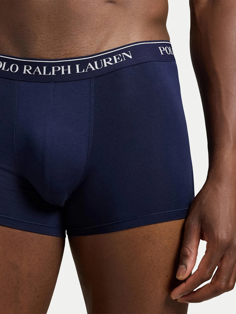 Zestaw majtek męskich typu bokserki Polo Ralph Lauren 714835885004 L 3 szt Granatowy (3616531384617) - obraz 4
