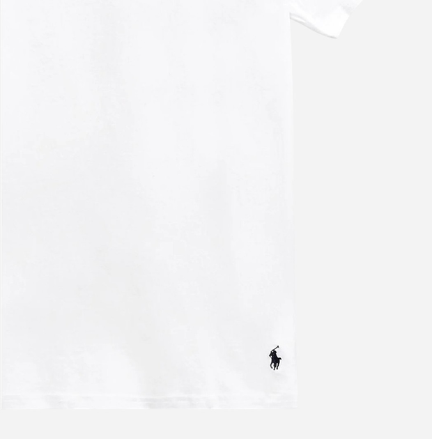 Набір футболок натільних чоловічих бавовняних Polo Ralph Lauren 714835960002 L 2 шт Білий (3616531385010) - зображення 5