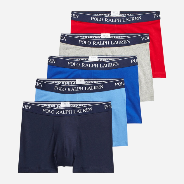 Zestaw majtek męskich typu bokserki Polo Ralph Lauren 714864292002 XL 5 szt Wielobarwny (3616533114595) - obraz 1