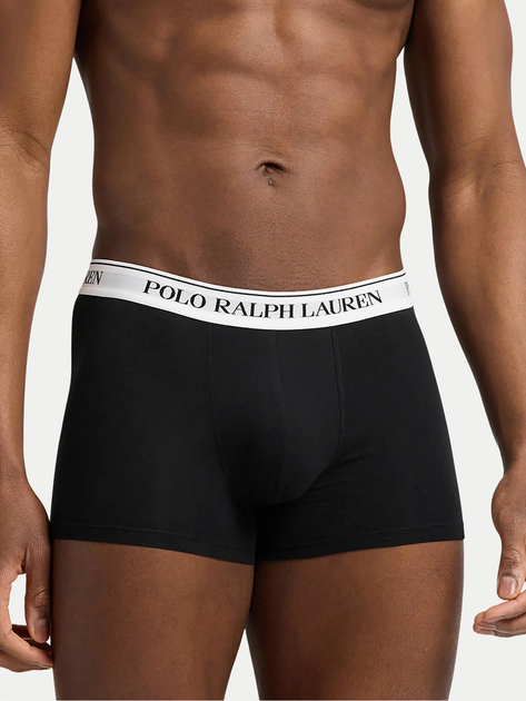 Набір трусів-боксерів чоловічих бавовняних Polo Ralph Lauren 714864292017 XL 5 шт Чорний/Білий/Сірий (3616853151980) - зображення 6