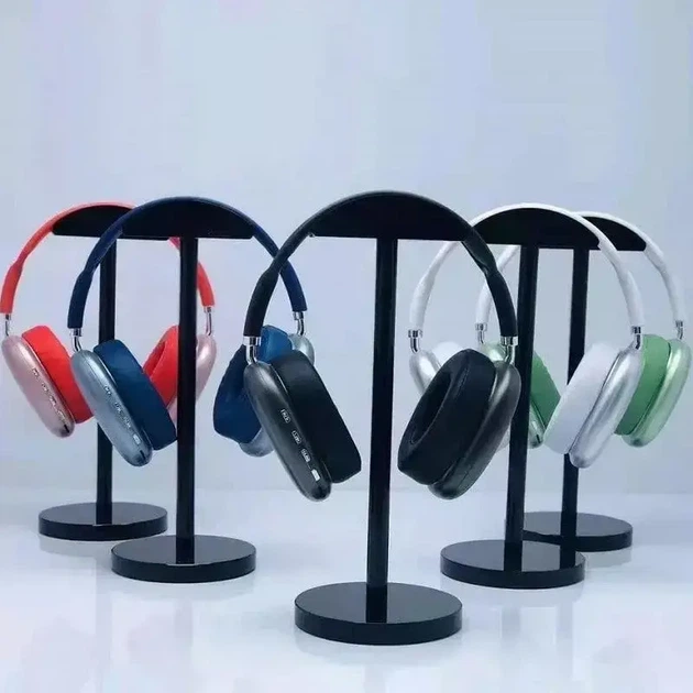 Беспроводные полноразмерные Bluetooth наушники Macaron P9 Max Зеленые - изображение 12
