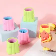 Игрушка антистресс Pop It Фуфлик, коричневая - Фото 2 Игрушка антистресс Pop It Фуфлик, коричневая - изображение 2