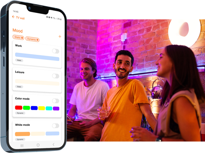 Inteligentna lampa LED OSRAM SMART+ WiFi PAR16 4.7W RGBW 350 Lm DIM GU10 (4099854462191) - obraz 10