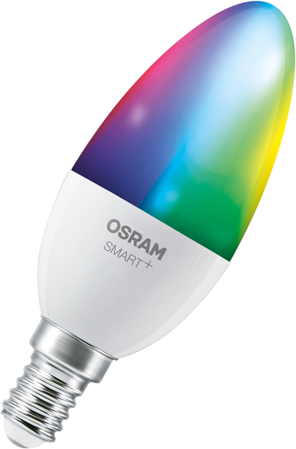 Inteligentna lampa LED OSRAM SMART+ WiFi B40 4.9W RGBW 470 Lm DIM E14 (4099854461330) - obraz 2