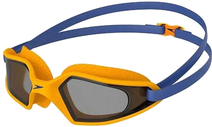 Окуляри для плавання Speedo Hydropulse Синьо-помаранчеві Дит (5053744510408) - зображення 1