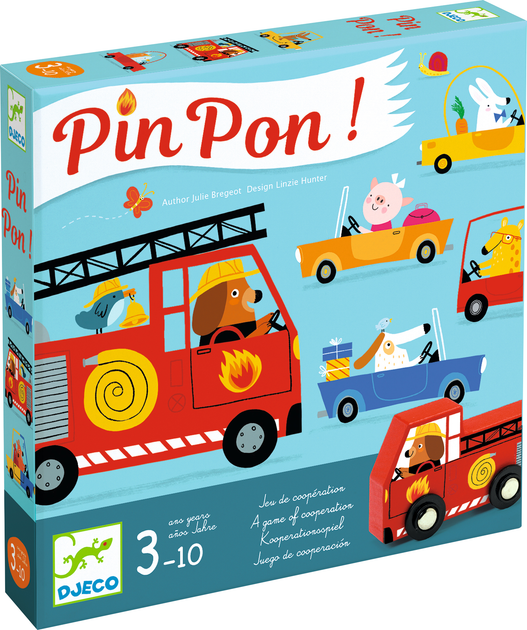 Gra planszowa Djeco Pin Pon! Alarm (edycja międzynarodowa) (DJ08571) - obraz 1