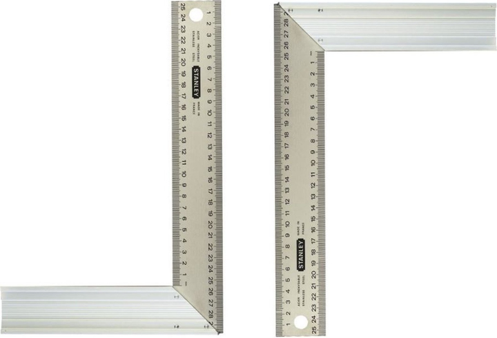 Kątownik stalowy Stanley z podziałką 200 x 305 mm (1-45-686) - obraz 3