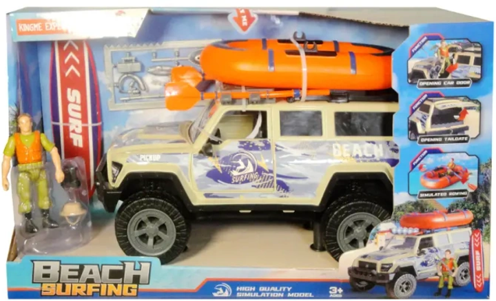 Auto King me world Jeep зі світлом і звуком (6900313504612) - зображення 1