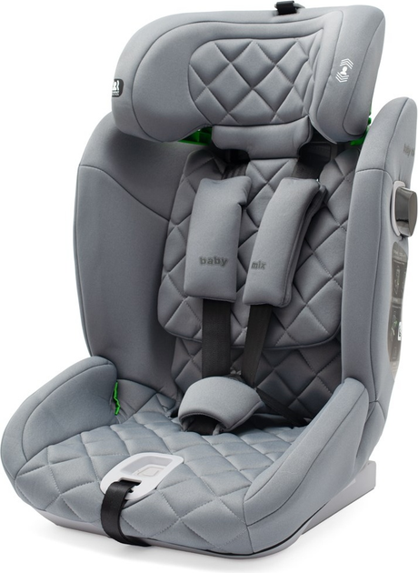 Автокрісло Baby Mix Hero Pro I-Size 76-150 см Grey (8596164159019) - зображення 4