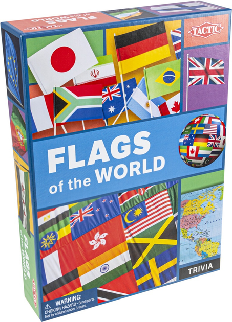 Gra planszowa Tactic Flags Around the World (wersja litewska) 60998T (6416739609980) - obraz 2
