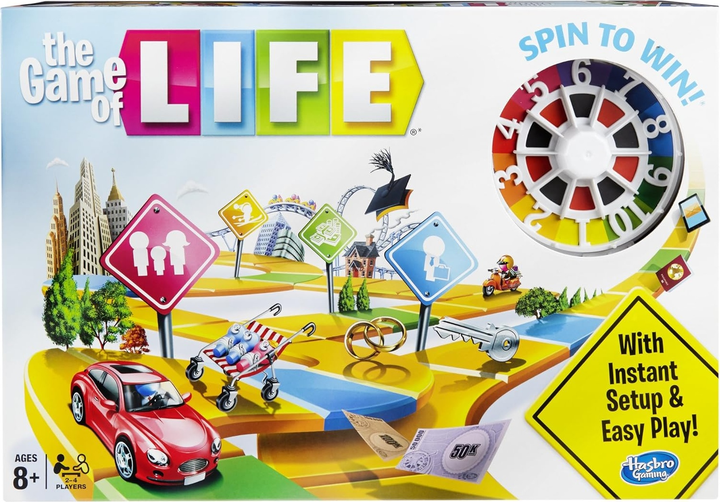 Настільна гра Hasbro Game of Life (естонська та латвійська версія) F0800EL (5010993910717) - зображення 1