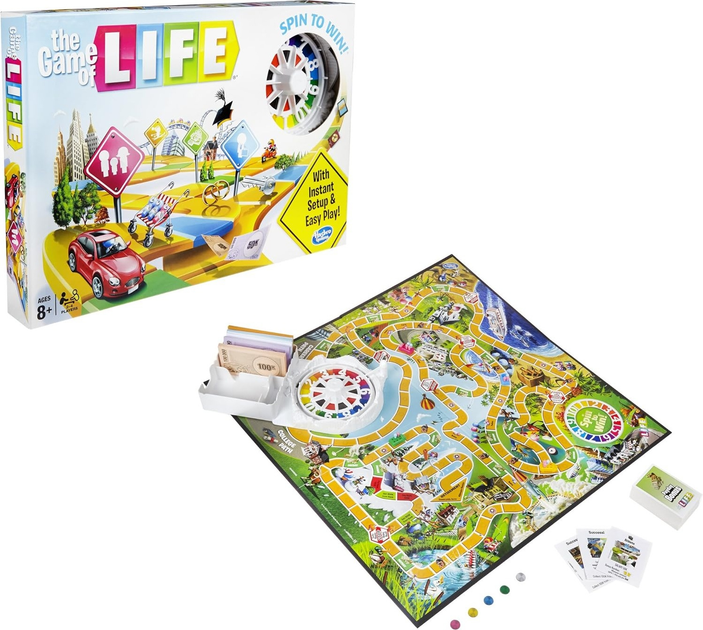 Настільна гра Hasbro Game of Life (литовська версія) F0800LT (5010993910670) - зображення 3