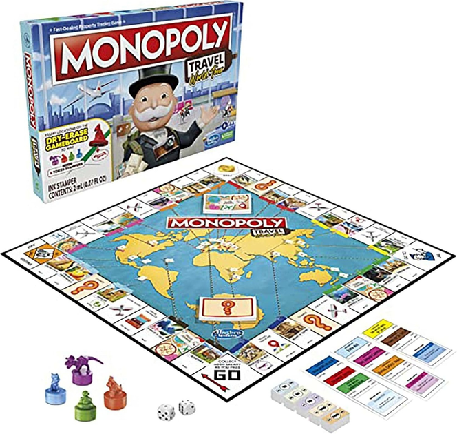 Настільна гра Hasbro Monopoly World Tour (фінська версія) F4007FIN (5010993951536) - зображення 4
