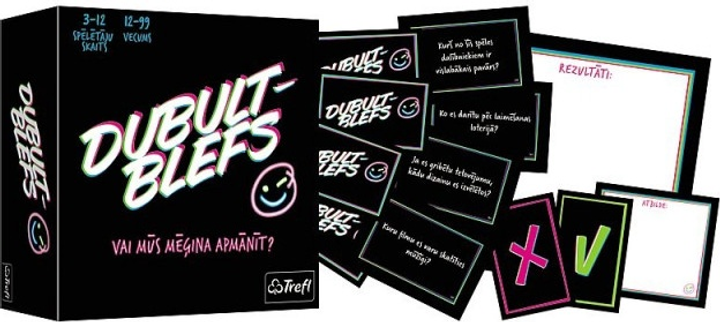 Gra planszowa Trefl Double Bluff (wersja łotewska) 02372T (5900511023725) - obraz 2