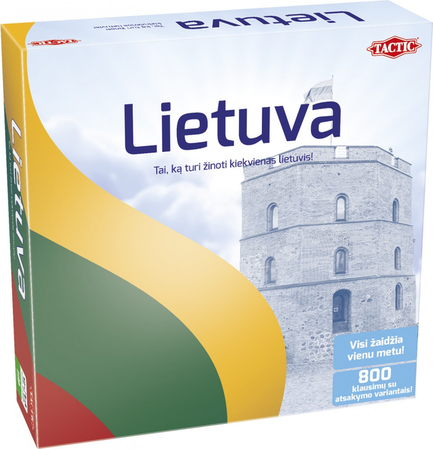 Gra planszowa Tactic Lithuania Trivia (wersja litewska) 53771 (6416739537719) - obraz 1