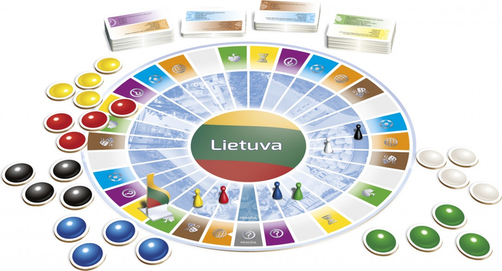 Gra planszowa Tactic Lithuania Trivia (wersja litewska) 53771 (6416739537719) - obraz 2