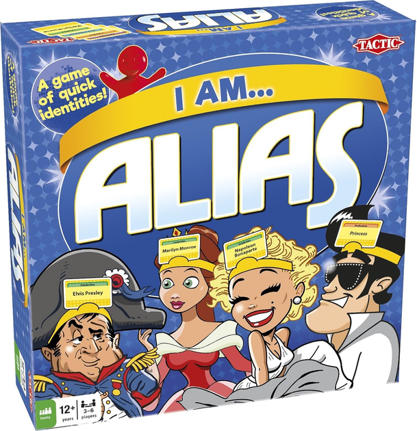 Gra planszowa Tactic Alias I Am (wersja litewska) 54541 (6416739545417) - obraz 1