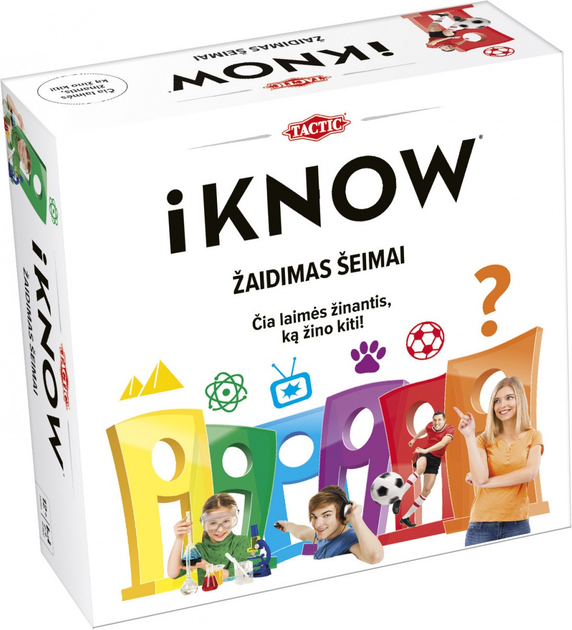 Gra planszowa Tactic I Know Family Quiz (wersja litewska) 55522T (6416739555225) - obraz 1