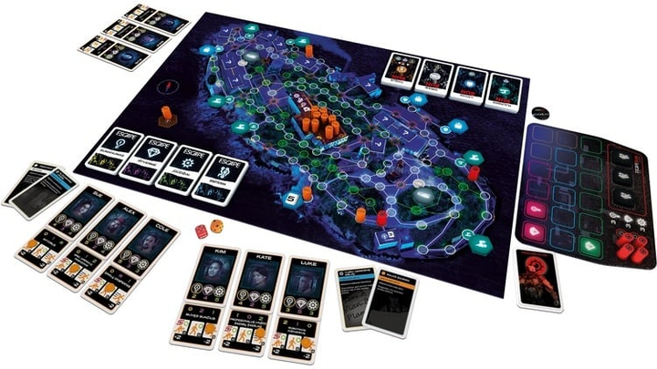 Gra planszowa Tactic Escape Run Alcatraz 2034 (wersja litewska) 59254 (6416739592541) - obraz 2