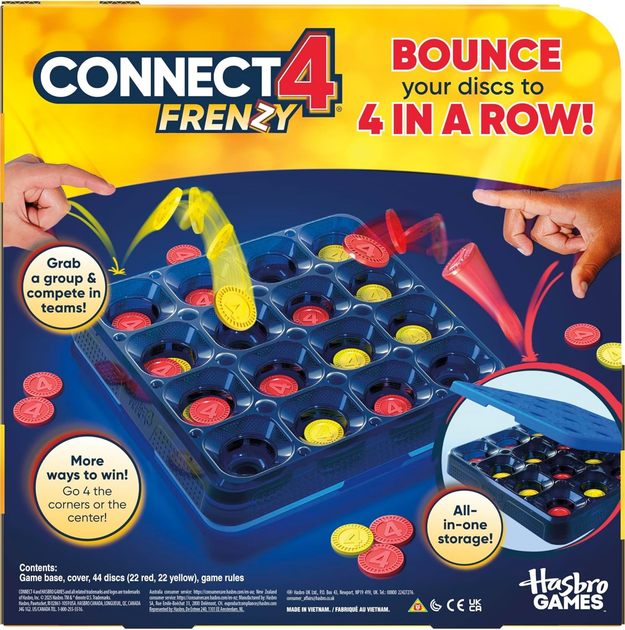 Gra planszowa Hasbro Connect 4 Frenzy (wersja angielska) G2782 (5010996349033) - obraz 2
