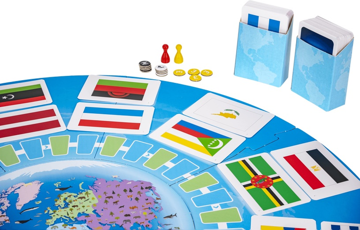 Gra planszowa Tactic Flags Around the World (wersja łotewska) 60999T (6416739609997) - obraz 2