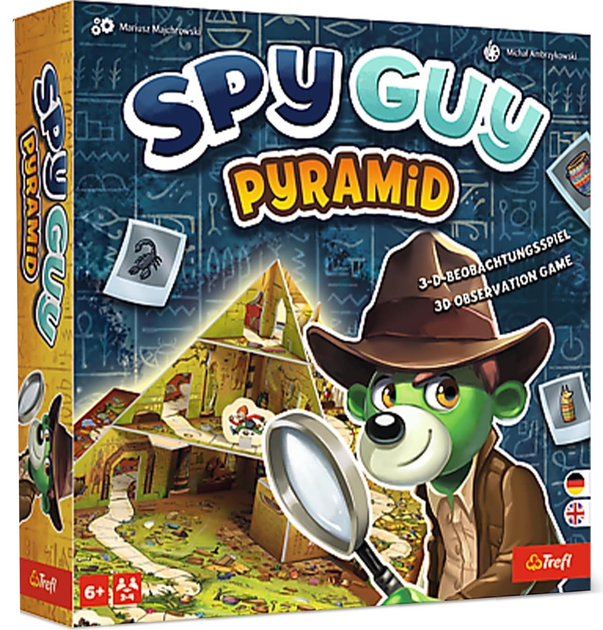 Gra planszowa Trefl Spy Guy Pyramid (wersja litewska, fińska, rosyjska, szwedzka, angielska i łotewska) 02968T (5900511029680) - obraz 1