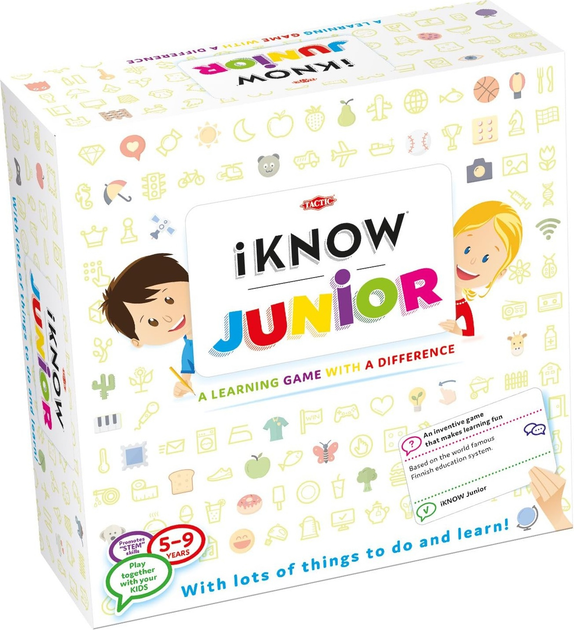 Настільна гра Tactic IKNOW Junior (литовська версія) 54545T (6416739545455) - зображення 1
