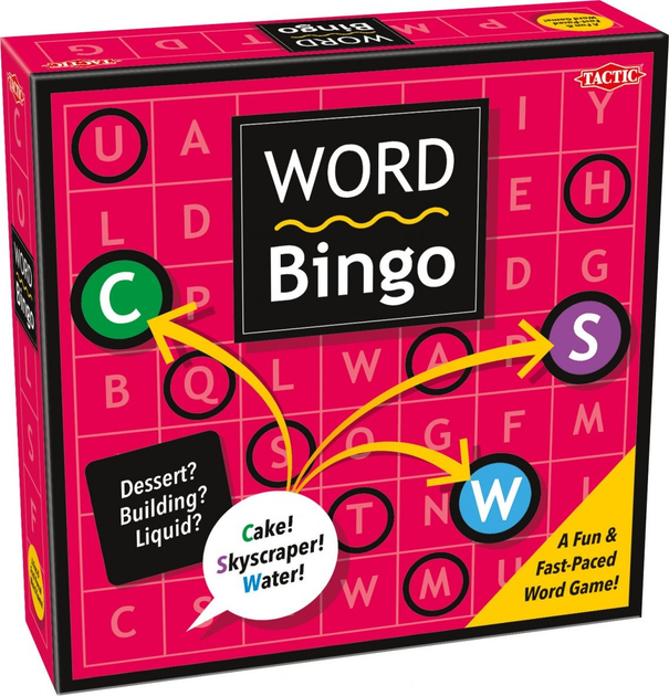 Gra planszowa Tactic Word Bingo (wersja łotewska) 59274 (6416739592749) - obraz 1