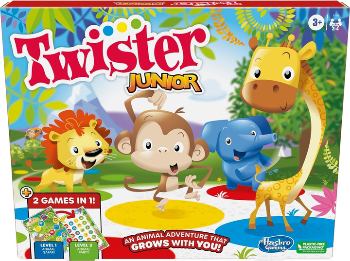 Gra planszowa Hasbro Twister Junior (wersja fińska i szwedzka) F7478FISE (5010996138958) - obraz 1