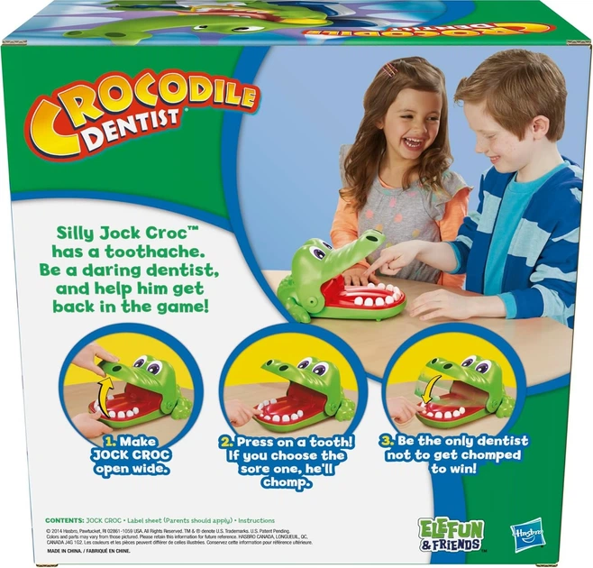 Gra planszowa Hasbro Crocodile Dentist E4898BAL (5010993576425) - obraz 4