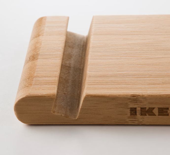 Подставка для мобильного телефона/планшета, бамбук, IKEA BERGENES 104.579.99 - Фото 2 Подставка для мобильного телефона/планшета, бамбук, IKEA BERGENES 104.579.99 - изображение 2