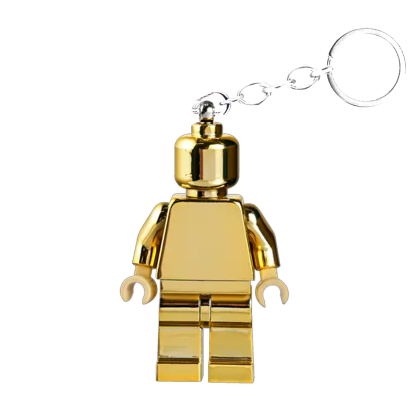Брелок Lego Gold Minifigure Золотая Минифигурка Ideas 850807 - Фото 1 Брелок Lego Gold Minifigure Золотая Минифигурка Ideas 850807 - изображение 1
