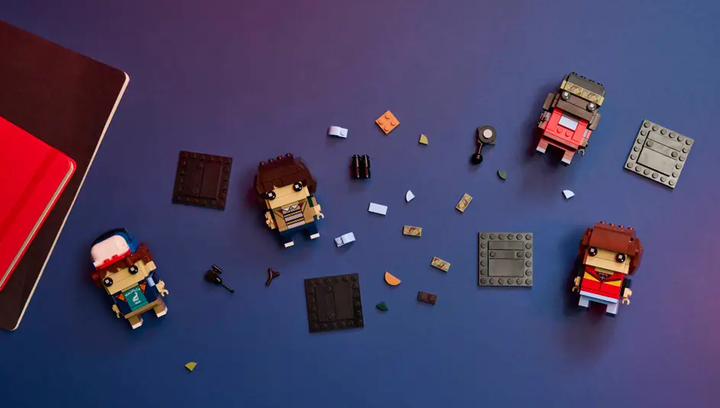 Конструктор Lego BrickHeadz Stranger Things Майк, Дастин, Лукас и Вилл 40801 - изображение 6