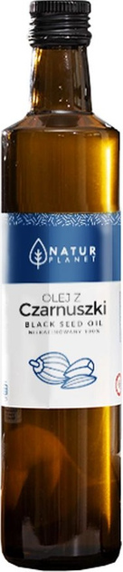 Olej z czarnuszki Natur Planet nierafinowany 500 ml (5902693800231) - obraz 1