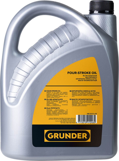 Olej do kosiarek Grunder SAE 30 SJ L4 - obraz 2