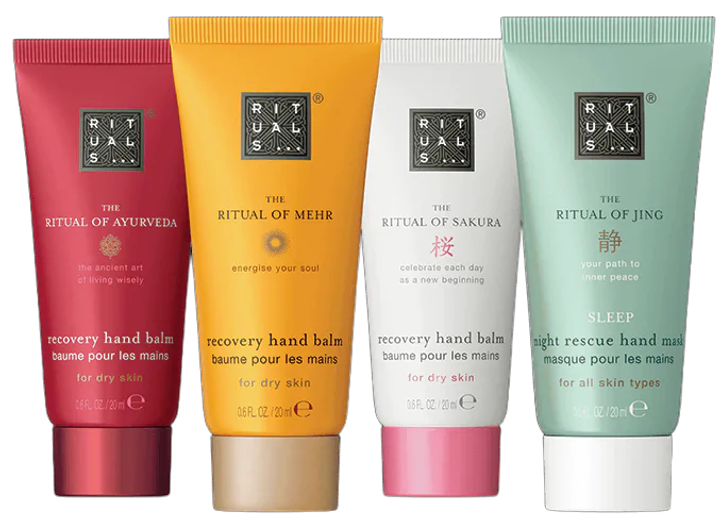 Zestaw do pielęgnacji rąk Rituals The Ultimate Hand Care Collection 4 x 20 ml (8719134177299) - obraz 1