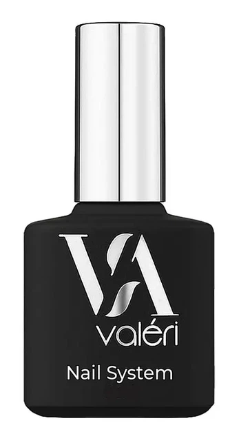 База для гель-лака Valeri Flakes Base 79 молочный с розовой и золотой поталью 6 ml - изображение 2