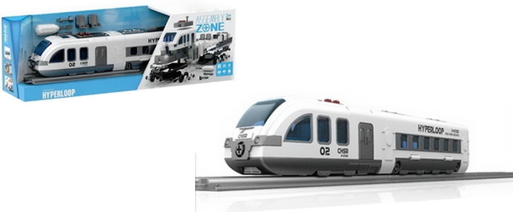 Потяг-локомотив Swede для складання зі світлом і звуком (5902496198443) - зображення 1