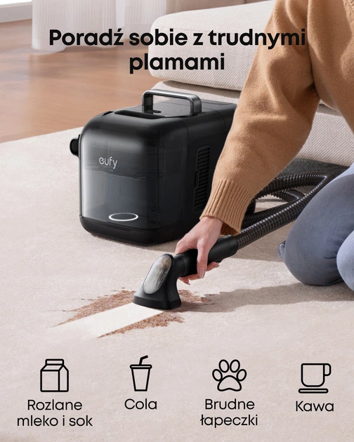 Робот-пилосос з вологим прибиранням Eufy Omni E28 Black (T2352G11) - изображение 7