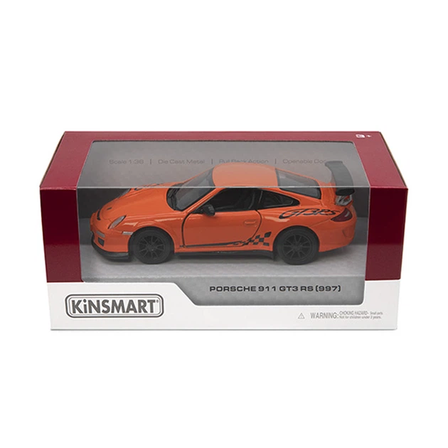 Металева інерційна легкова модель Porsche 911 GTS RS 2010 5", відкриваються двері - зображення 2