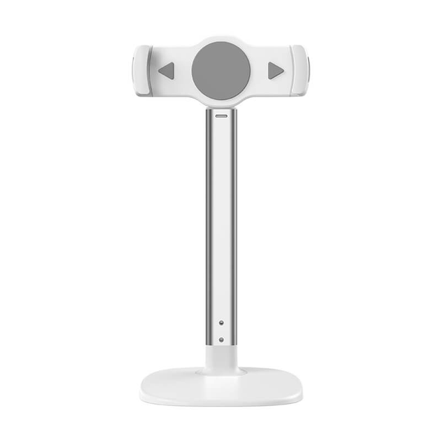 Металлическая подставка планшета для телефона REMAX Desktop Telescopic Phone Holder RM-C08 |5-13"| Белый - Фото 2 Металлическая подставка планшета для телефона REMAX Desktop Telescopic Phone Holder RM-C08 |5-13"| Белый - изображение 2