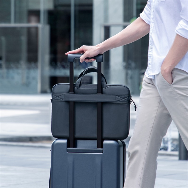 Сумка для ноутбука, гаджетов BASEUS Basics Series 13" Shoulder Computer Bag (LBJN-G0G) Серый - изображение 12