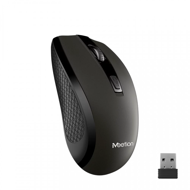 Мишка бездротова оптична MEETION 2.4G MT-R560 Чорний - Фото 2 Мишка бездротова оптична MEETION 2.4G MT-R560 Чорний - зображення 2