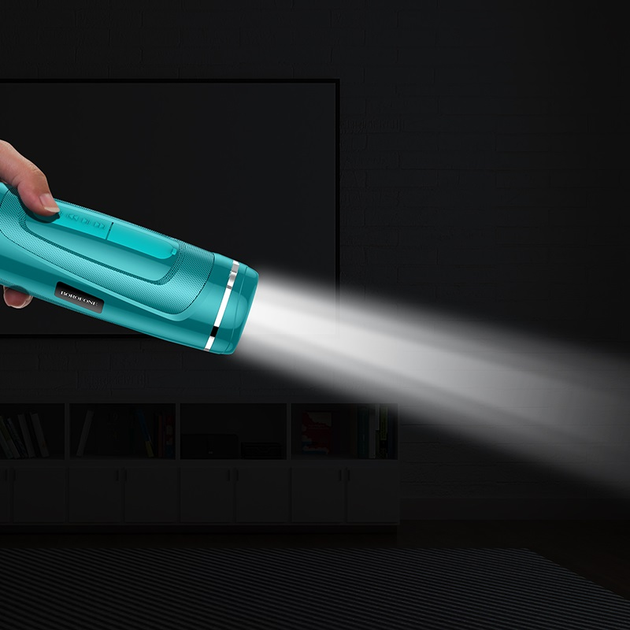 Портативная блютуз колонка с фонариком BOROFONE Empyreal BR7 |AUX, SD-card, Bluetooth, USB,FM-Radio| Бирюзовый - изображение 6