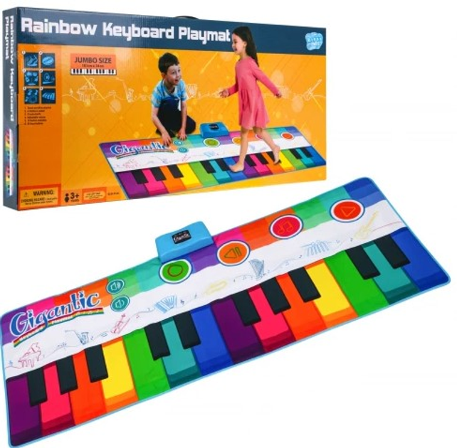 Mata muzyczna Duża Super Kolorowy Keyboard (ZGR.SLW918A) (5903864951592) - obraz 3