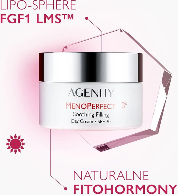 Krem do twarzy Dr. Irena Eris Agenity Menoperfect 3° Spf 20 łagodzący wypełniający 50 ml (5900717577411) - obraz 4
