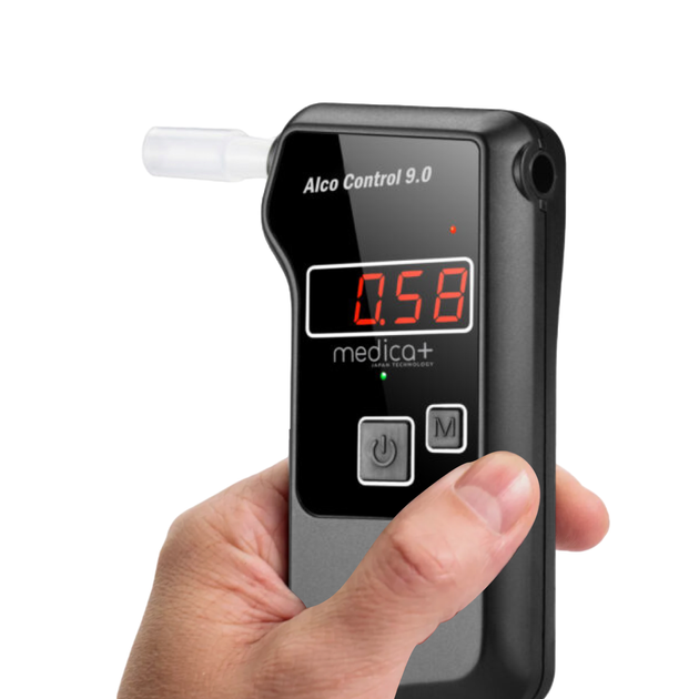 Алкотестер електрохимический medica+ alco control 9.0 pro + комплект мундштуков 100шт. - изображение 8