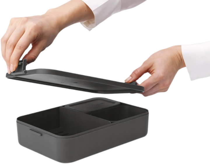 Ланчбокс Brabantia Зі знімними відділеннями сірий 25.5х16.7 см (8710755203480) - зображення 7