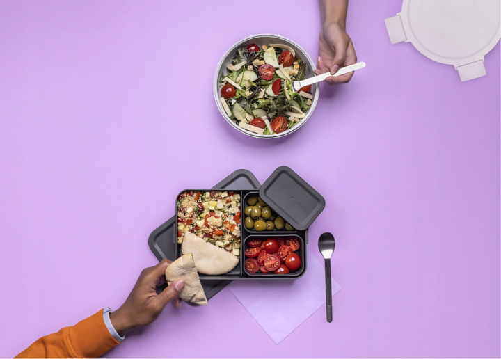 Ланчбокс Brabantia Зі знімними відділеннями сірий 25.5х16.7 см (8710755203480) - зображення 10